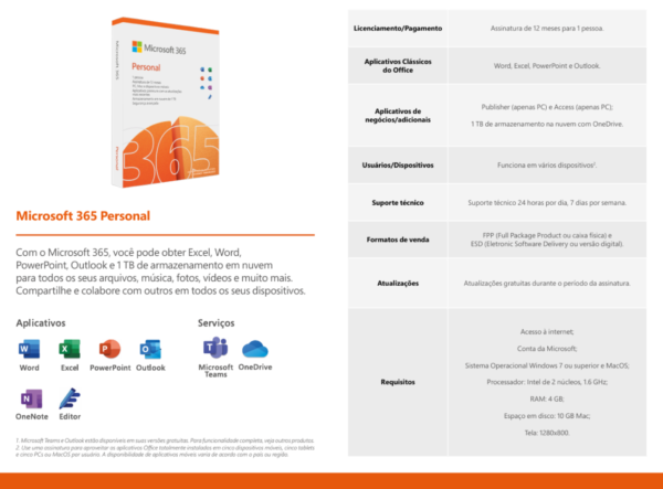 Microsoft 365 Personal - Licença ESD - Imagem 2